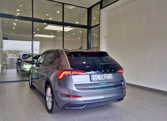 Skoda Scala cena 102000 przebieg: 12400, rok produkcji 2023 z Częstochowa małe 137